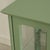 1920s Small Display Cabinet in Pastel Green with Mirrored Back Panel For Sale - Image 5 of 16