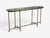 LaBarge, German Modern, Console Table, Brass, Glass, Germany, 1970s For Sale - Image 4 of 12