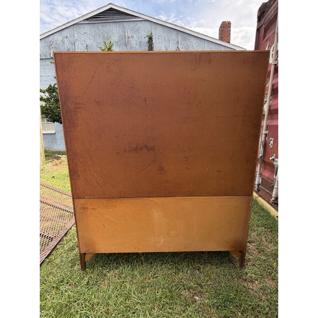 Mid-Century Modern 1969 Mid-Century Modern Broyhill Walnut and Laminate Hutch For Sale - Image 3 of 12