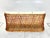 Vintage Woven Pencil Reed Rattan Sofa For Sale In Tampa - Image 6 of 12