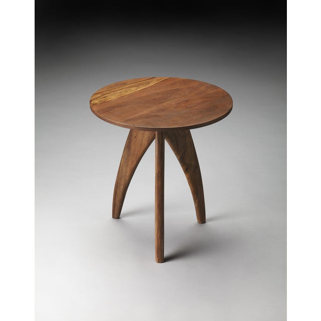 The modern Lautner accent table combines a classic and futuristic look. The Sheesham Wood has a natural Loft finish and...
