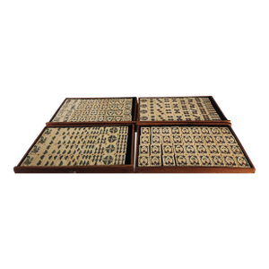Museum-Quality Antique Mahjong Set From the 1920s in Bone and Bamboo