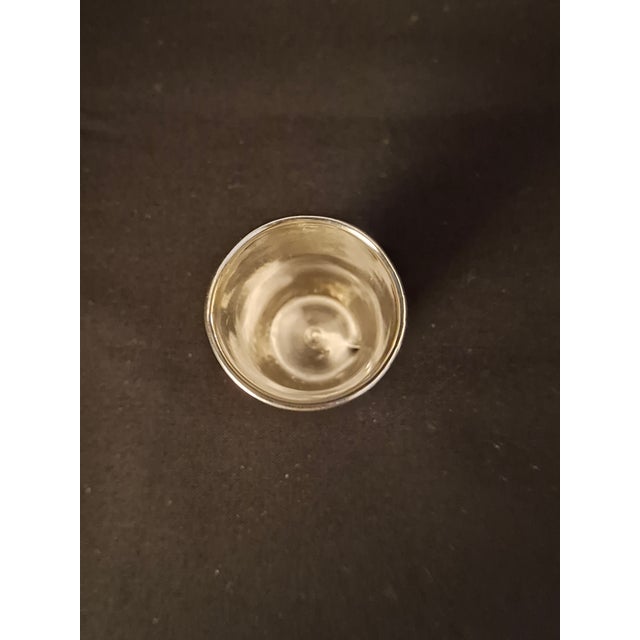 Metal Late 19th Century Turn-of-the-Century Imperial Russian Hand-Engraved 84 Silver Shot Cup by Israel Zakhoder For Sale - Image 7 of 14