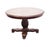 Ethan Allen Ethan Allen British Classics Collection Early American Traditional 48" Round Pedestal Caned Top Dining Table W. Pineapple Base 29-6303 For Sale - Image 4 of 9