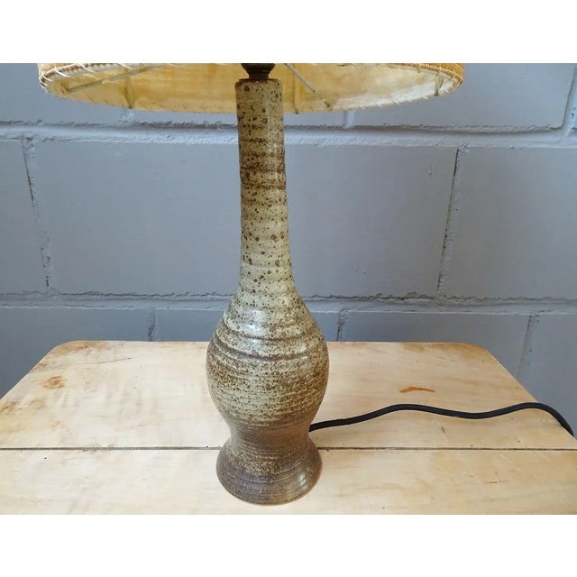 1960s Ceramic Table Lamp from Jean Tessier Atelier du Cep, 1960s For Sale - Image 5 of 11