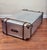 Silver Restoration Hardware Aluminum Steamer Trunk Coffee Table For Sale - Image 8 of 15