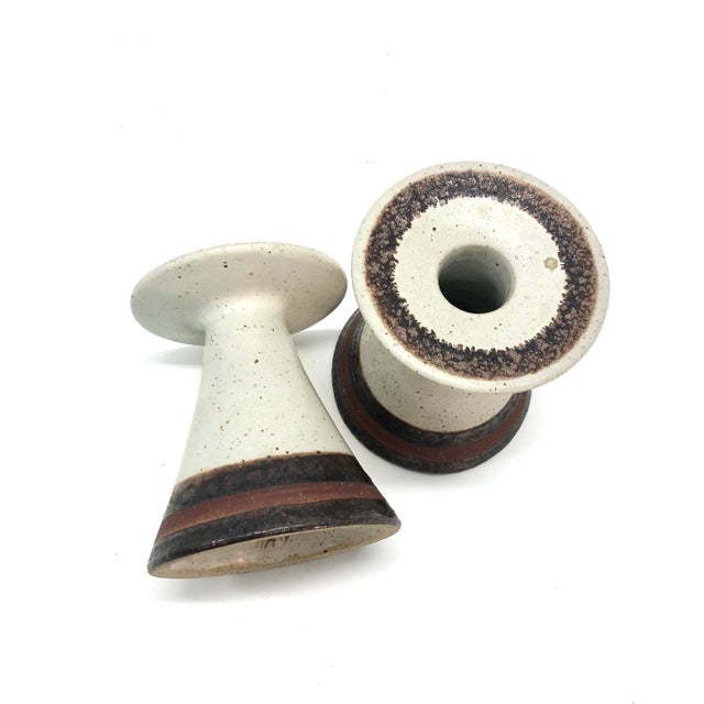 Bruno Gambone Candlesticks, 1970s, Set of 2 For Sale - Image 4 of 8