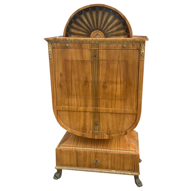 Lyra Cherry Tree Secretary, Vienna, 1815 For Sale