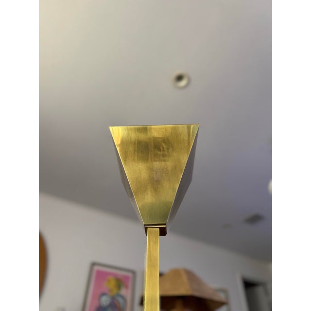 1980s A Sculptural Post Modern Floor Lamp, Circa 1980s, Often Attributed to Frederick Cooper Though Unmarked. For Sale - Image 5 of 10