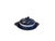 Antique e.b. & j.e.l. Blue Willow Covered Butter Muffin Dish Original Ceramic Liner Staffordshire, England 1890s For Sale - Image 4 of 8
