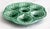 French French Sarreguemines Green Majolica Oyster Plate, Circa 1930 For Sale - Image 3 of 7