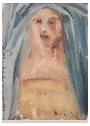 Salvador Dali, Biblia Sacra, Virgin, Lithograph