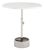 Regina Andrew Myles Accent Table Large, Polished Nickel with Marble Top For Sale
