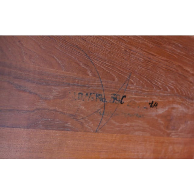Round Coffee Table in Teak from A/S Niels Bach Møbelfabrik, 1960s For Sale - Image 9 of 15