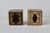 Vintage Hand-Made Italian Florentine Tissue Box Cover Gold White Black Mid-Century- A Pair For Sale In Miami - Image 6 of 11