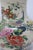 Vintage Japanese Chinoiserie Peacock & Peony Crackle Glaze Porcelain Vase by Andrea by Sadek — 9.5" For Sale - Image 15 of 18