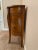 Neoclassical 1990s Demi-Lune Accent Cabinet Italian Neoclassical Style Faux Marquetry For Sale - Image 3 of 12