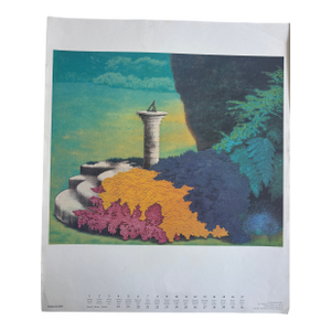 Ivor Abrahams, Sundial I, Print for DuMont Art, January 1977 Calendar