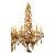 Early 20th Century Italian Beaded Crystal and Amethyst Chandelier For Sale