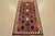 Cabin Qashqai Rug 3’8” X 6’7” Red Wool Vintage Tribal Hand-Knotted Oriental Carpet For Sale - Image 3 of 13