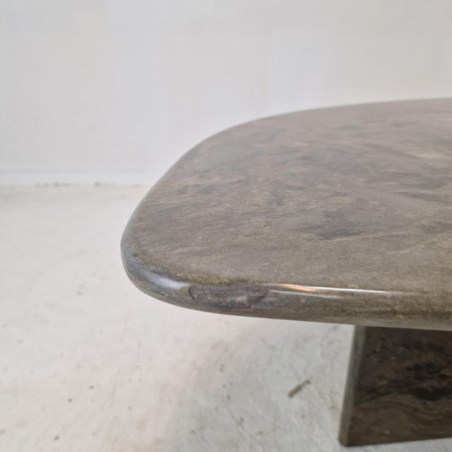 Italian Coffee Table in Granite, 1980s For Sale - Image 17 of 18