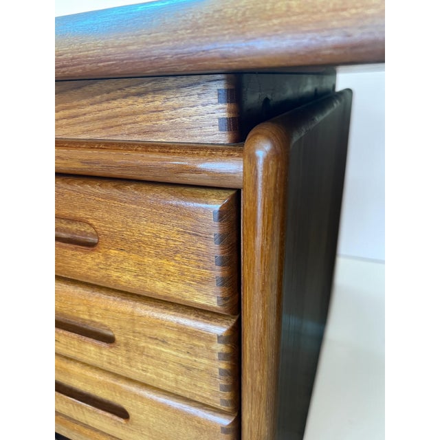 Danish Modern Teak Desk from Salin Møbler, 1970s For Sale - Image 10 of 18