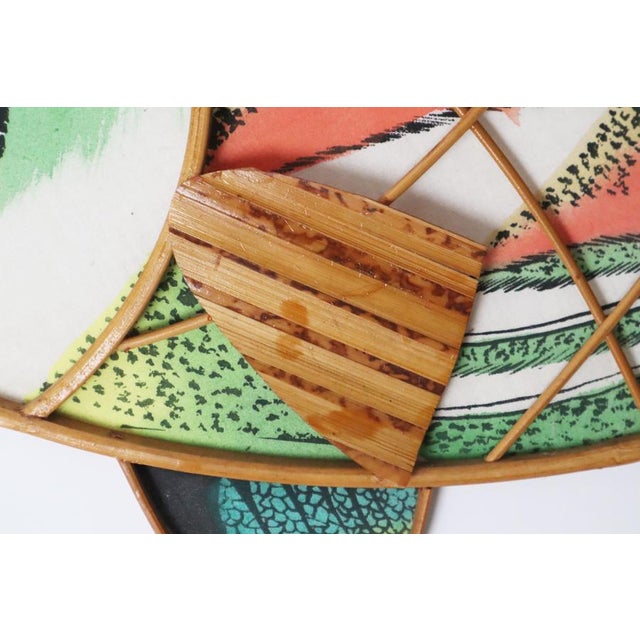 Large Fish Wall Decoration in Bamboo, 1970s For Sale - Image 11 of 17