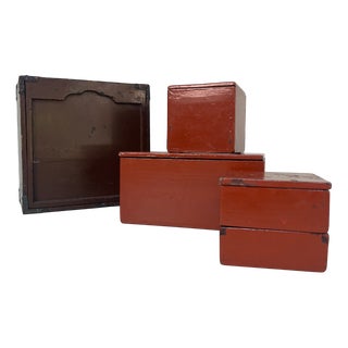 Japanese Bento Carrying Box, 1890s For Sale