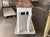 French Painted Console Table W/Marble Top For Sale - Image 4 of 8