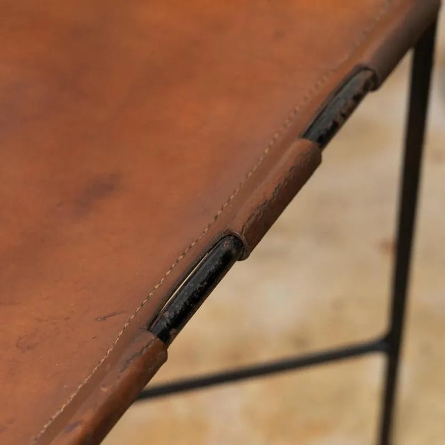 Mid-Century Modern Iron and Leather Chair by Pere Cosp, 1960 For Sale - Image 11 of 13