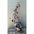 Standing at an impressive 54 inches tall, this vintage botanical floor sculpture is hand-crafted entirely of solid copper,...
