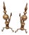 Antique Federal Brass Andirons- a Pair For Sale