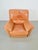Calf Leather Lounge Chair from Natuzzi, Italy, 1990s For Sale - Image 11 of 15
