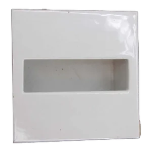 Vintage Recessed White Ceramic Tissue Holder
