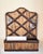 Vintage wall organizer, letter holder, note center, 1970's. Wood, rattan and leather with hanger on back. Add texture and...