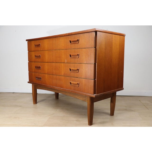 1970s Scandinavian Teak Chest of Drawers, 1960 For Sale - Image 5 of 18