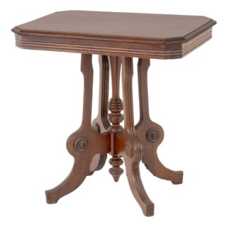 Aesthetic Movement Mahogany Occasional Table For Sale