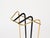 1950s Vintage Brass and Enameled Metal Umbrella Stand by Gio Ponti, Italy, 1950s For Sale - Image 5 of 12