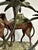 1980s Vintage Orientalist Cold-Painted Bronze Figural Sculpture Candleholder. For Sale - Image 5 of 12