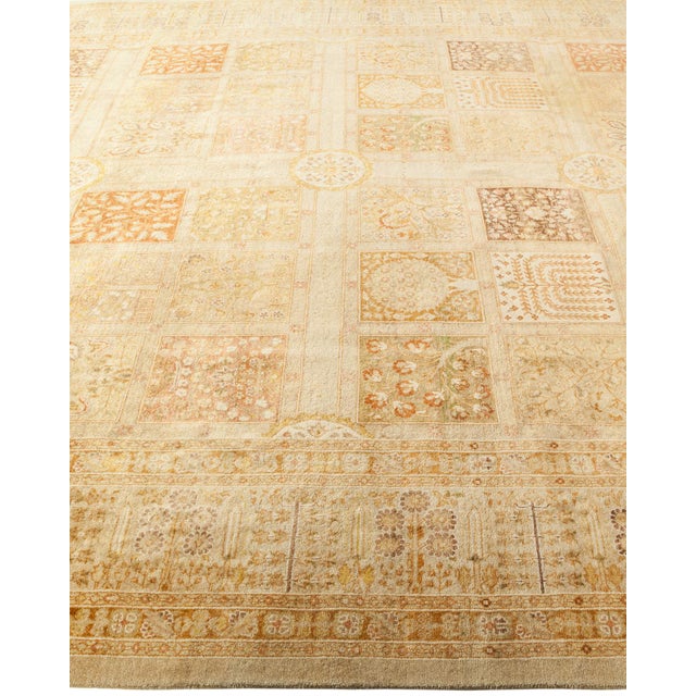Solo Rugs Mogul Collection Hand-Knotted Area Rug - Tan Collection 8' 0" X 10' 8" For Sale - Image 4 of 10