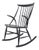 Black Wooden Model Iw3 Rocking Chair attributed to Illum Wikkelso for Niels Eilersen, Denmark, 1958 For Sale - Image 9 of 9