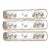 Set of 3, Mid 20th Century Limoges France Handpainted Porcelain Trinket or Jewelry Tray For Sale