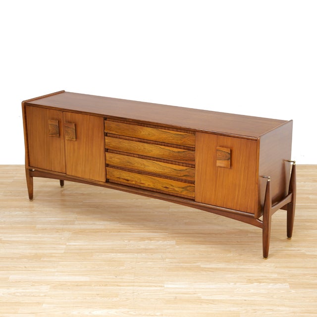 Wood Mid Century Rosewood Credenza by Elliots of Newbury For Sale - Image 7 of 10