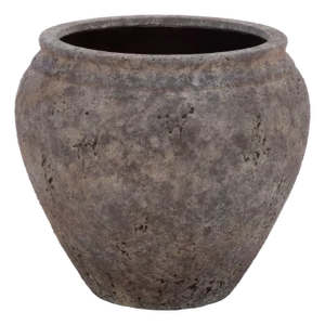 Ramsey Large Planter Pot, Antique Brown