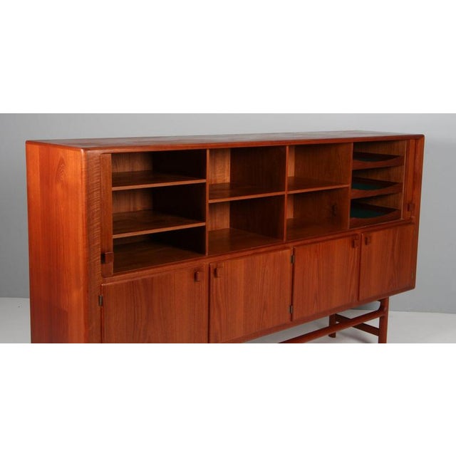 Danish Sideboard in Teak, 1960s For Sale - Image 9 of 11