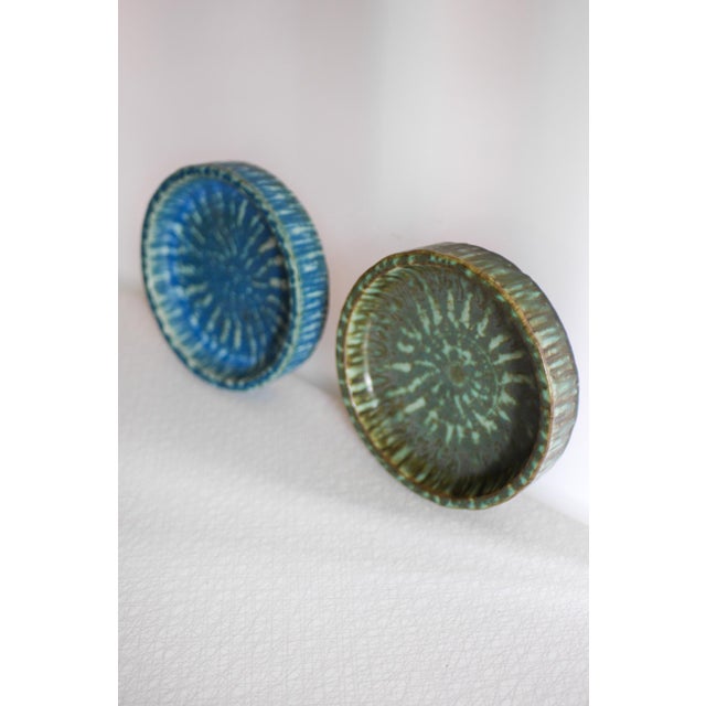 Scandinavian Art Pottery Birka Bowls by Gunnar Nylund from Rörstrand, Sweden, 1960s, Set of 2 For Sale - Image 9 of 15