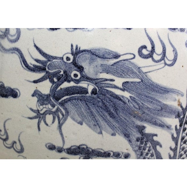 Large Chinese Ceramic Vase, 1950s For Sale - Image 9 of 18