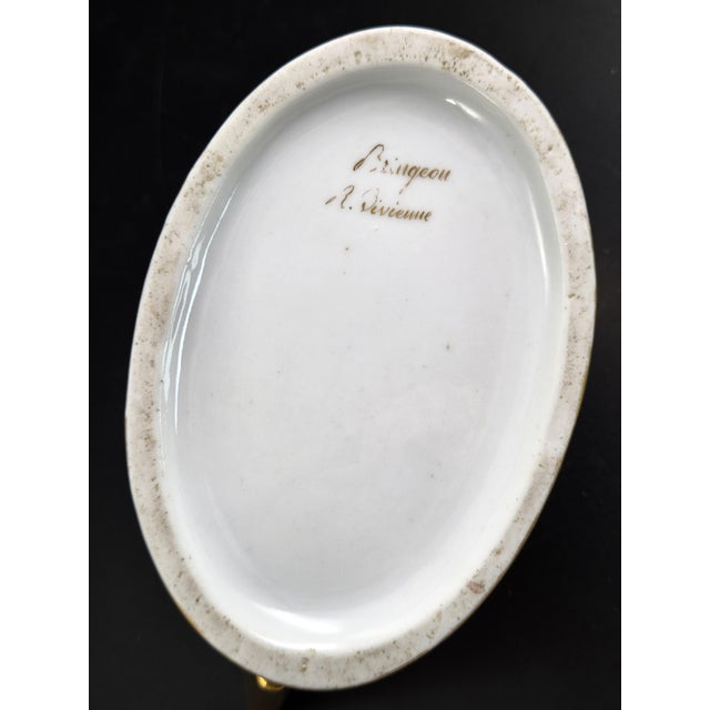 Antique Paris Porcelain Teapot with Mythological Scenes by Rue Vivienne for Bringeon, 1810 For Sale - Image 13 of 18