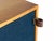 Knoll 1950s Early Florence Knoll Model 116 Maple Credenza - Black Grasscloth Sliding Doors For Sale - Image 4 of 11