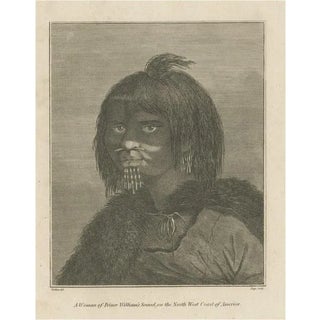 John Webber, Alaskan Woman, 1799, Print For Sale